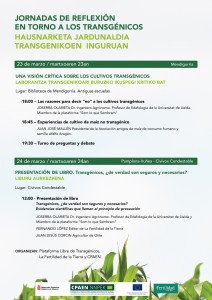 Charla transgenicos Mendigorría