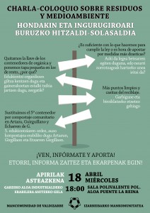 CHARLA RESIDUOS