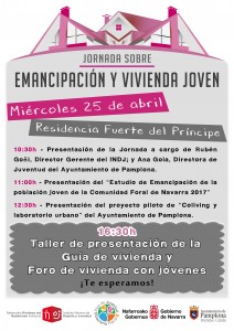 Cartel jornada emancipación y vivienda
