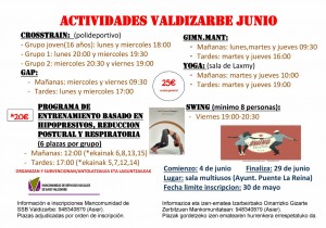 Actividades junio