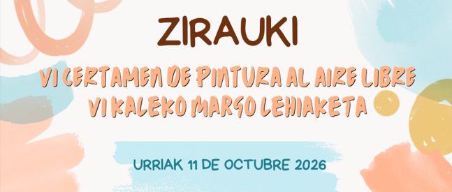 VI Certamen de pintura al aire libre ZIRAUKI